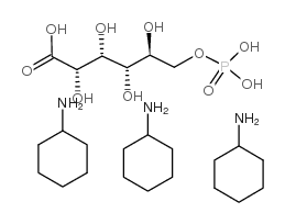 6-磷酸葡萄糖酸三(环己基铵)盐结构式
