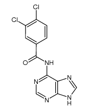 3,4-dichloro-N-(9H-purin-6-yl)benzamide Structure