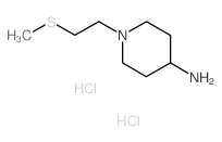 1-[2-(methylthio)ethyl]-4-piperidinamine(SALTDATA: 2HCl)结构式