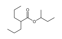 butan-2-yl 2-propylpentanoate结构式