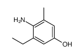 4-amino-3-ethyl-5-methylphenol结构式