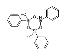 2,4-dihydroxy-2,4,6-triphenyl-1,3,5,2,4,6-trioxatrisilinane结构式