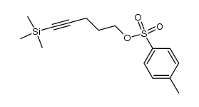 (5-trimethylsilyl-4-pentyn-1-yl)-4-toluene sulphonate结构式