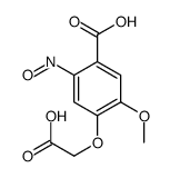 4-(carboxymethoxy)-5-methoxy-2-nitrosobenzoic acid Structure