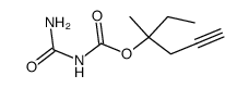 5-Hexyn-3-ol,3-methyl-,allophanate(6CI)结构式