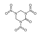 1,3,5-trinitro-1,3,5-triazinan-2-one结构式