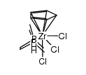 (η5-cyclopentadienyl)ZrCl3{1,2-bis(dimethylphosphino)ethane} Structure