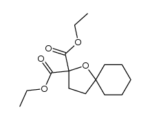 diethyl 1-oxaspiro[4.5]decane-2,2-dicarboxylate结构式