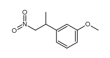 1-methoxy-3-(1-nitropropan-2-yl)benzene结构式