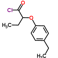2-(4-Ethylphenoxy)butanoyl chloride结构式