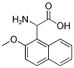 AMINO-(2-METHOXY-NAPHTHALEN-1-YL)-ACETIC ACID结构式