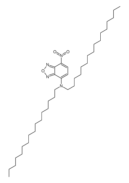 4-(N,N-dihexadecyl)amino-7-nitrobenz-2-oxa-1,3-diazole structure