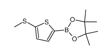 5-(Methothio)thiophene-2-boronic acid pinacol ester Structure