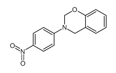 3-(4-NITROPHENYL)-3,4-DIHYDRO-2H-BENZO[E][1,3]OXAZINE结构式