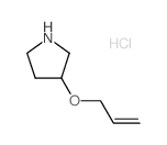 3-(Allyloxy)pyrrolidine hydrochloride结构式