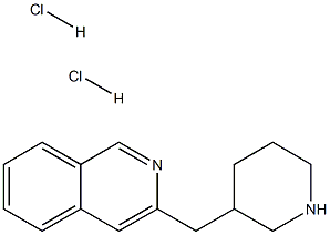 3-Piperidin-3-ylmethyl-isoquinoline dihydrochloride Structure