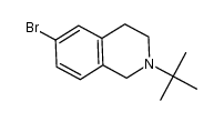 6-bromo-2-tert-butyl-1,2,3,4-tetrahydroisoquinoline Structure