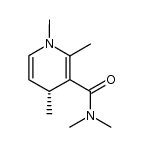 (R)-3-(N,N-dimethylcarbamoyl)-1,2,4-trimethyl-1,4-dihydropyridine结构式