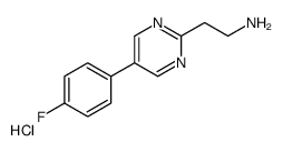 2-[5-(4-fluorophenyl)pyrimidin-2-yl]ethanamine,hydrochloride结构式