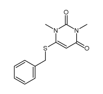 1,3-dimethyl-6-benzylthiouracil Structure