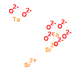 distrontium; oxygen(-2) anion; tantalum(+5) cation Structure