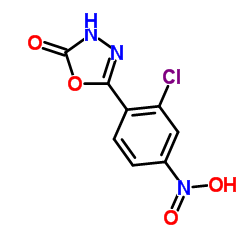 5-(2-Chloro-4-nitrophenyl)-1,3,4-oxadiazol-2(3H)-one结构式