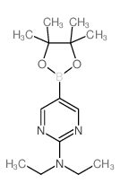 N,N-DIETHYL-5-(4,4,5,5-TETRAMETHYL-1,3,2-DIOXABOROLAN-2-YL)PYRIMIDIN-2-AMINE picture