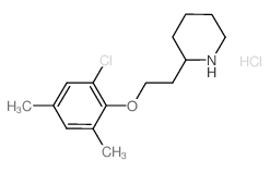 2-[2-(2-Chloro-4,6-dimethylphenoxy)ethyl]-piperidine hydrochloride结构式