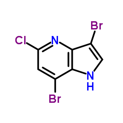 3,7-Dibromo-5-chloro-1H-pyrrolo[3,2-b]pyridine picture