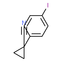 1-(4-Iodophenyl)cyclopropanecarbonitrile结构式