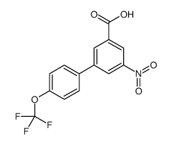 5-Nitro-3-(4-trifluoromethoxyphenyl)benzoic acid Structure
