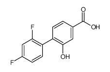 4-(2,4-difluorophenyl)-3-hydroxybenzoic acid结构式