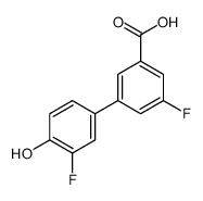 3-fluoro-5-(3-fluoro-4-hydroxyphenyl)benzoic acid Structure