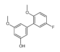 3-(5-fluoro-2-methoxyphenyl)-5-methoxyphenol结构式