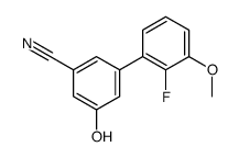 3-(2-fluoro-3-methoxyphenyl)-5-hydroxybenzonitrile结构式