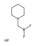 (Piperidinium-1-ylmethyl)trifluoroborate Structure