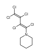 N-Pentachlor-1,3-butadienyl-piperidin Structure
