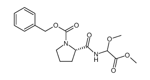 Cbz-L-Pro-Gly(OMe)-OMe Structure