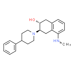 N-methylaminobenzovesamicol Structure