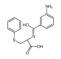 S-Phenyl-L-cysteine-N-(3-aminophenyl)amide结构式