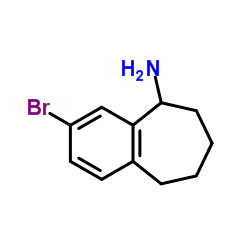 3-Bromo-6,7,8,9-tetrahydro-5H-benzo[7]annulen-5-amine Structure
