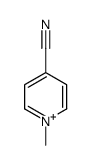 1-methylpyridin-1-ium-4-carbonitrile结构式