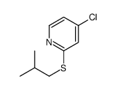 4-chloro-2-(2-methylpropylsulfanyl)pyridine Structure