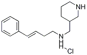 ((E)-4-Phenyl-but-3-enyl)-piperidin-3-ylMethyl-aMine hydrochloride structure