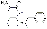 (S)-2-AMino-N-[2-(benzyl-ethyl-aMino)-cyclohexyl]-propionaMide结构式