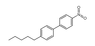 4-nitro-4'-n-pentylbiphenyl Structure