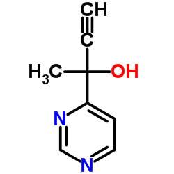 2-(4-Pyrimidinyl)-3-butyn-2-ol Structure