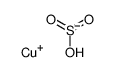 copper(I) sulfonate Structure