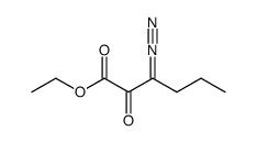 ethyl 3-diazo-2-oxohexanoate Structure