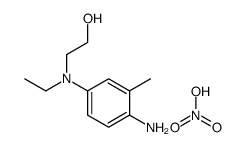 2-(4-amino-N-ethyl-m-toluidino)ethanol nitrate结构式